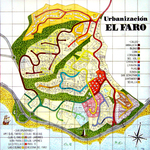 El Faro Urbanisation map, Mijas