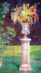 Vase on column