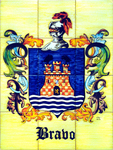 Bravo, family heraldic shield