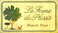 La Ferme du Plessis sign