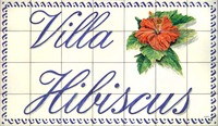 Villa Hibiscus sign