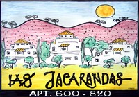 Las Jacarandas sign