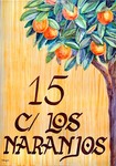 Los Naranjos sign