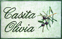 Casita Olivia sign