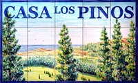 Casa Los Pinos sign